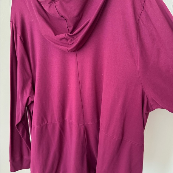 Lane Bryant Pink Long Sleeve Relaxed Blouse - Picture 2 of 5